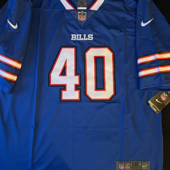 🏈 VON MILLER 🏈 (FIRM PRICE) BUFFALO BILLS (NFL) ON FIELD NIKE JERSEY. - Picture 7 of 11